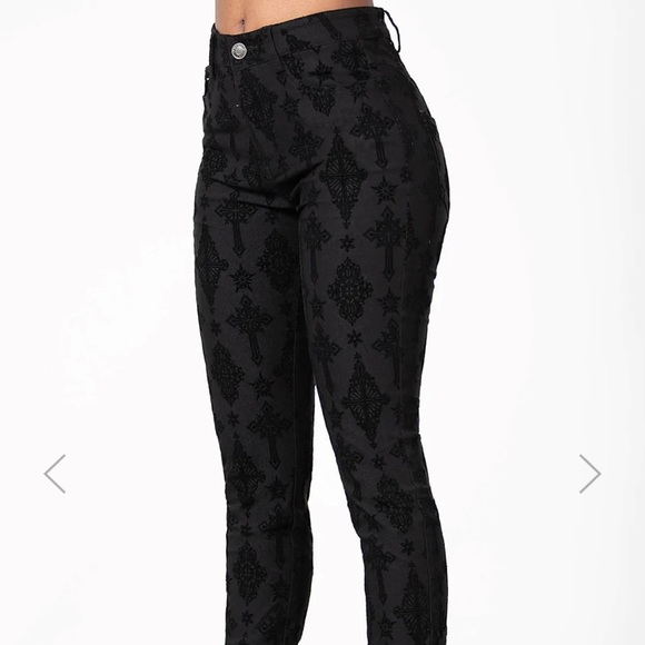 Killstar cross print pants - Picture 1 of 4
